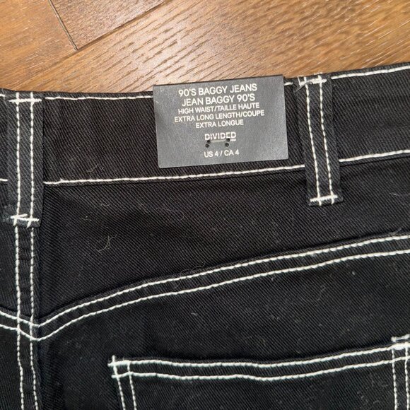 H&M Black & White Cargo Pants - Picture 3 of 5